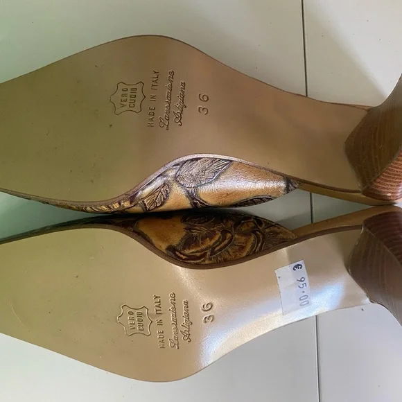 🇮🇹Cuoieria Fiorentina Italian designer shoes & purse. NEW. Sz 36/6.5
